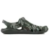 Swiftwater Camo Wave Sandals “Green Brown”