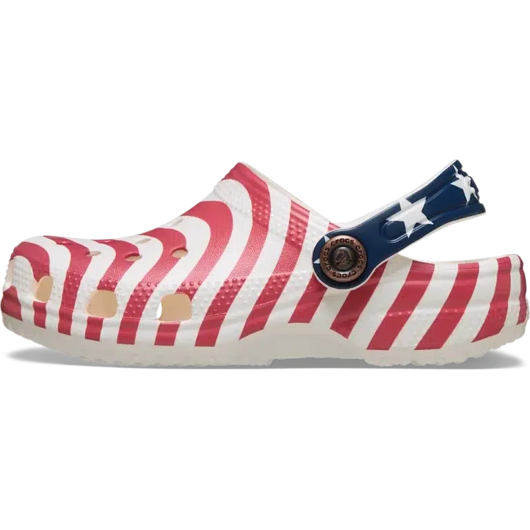 Toddler Classic American Flag Clog Toddler Classic American Flag Clog
