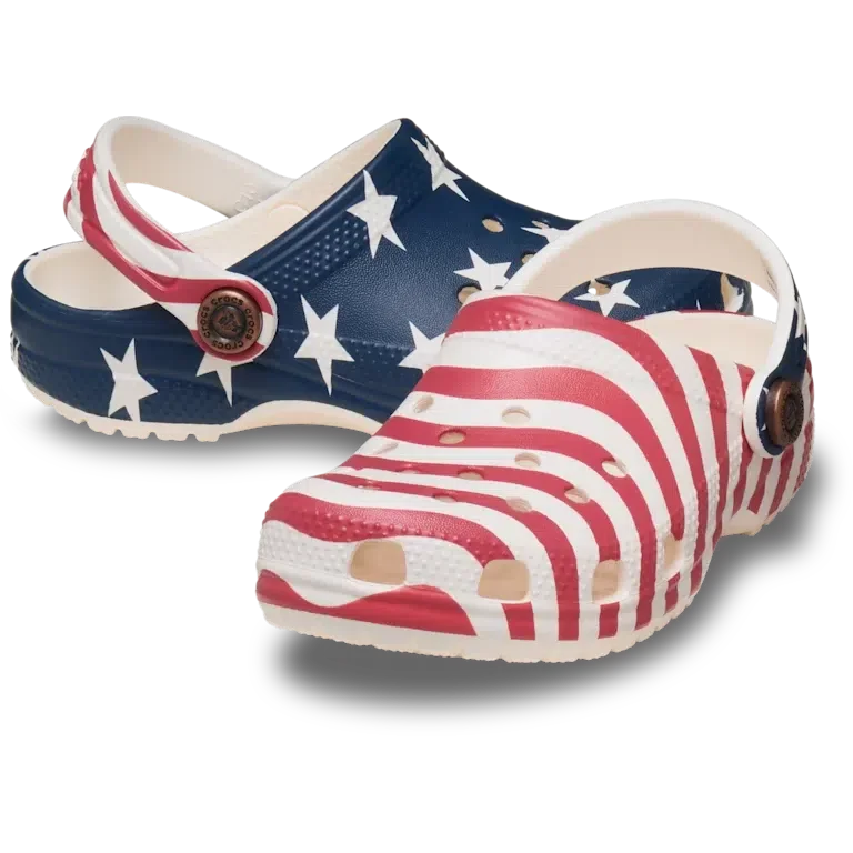 Toddler Classic American Flag Clog Toddler Classic American Flag Clog