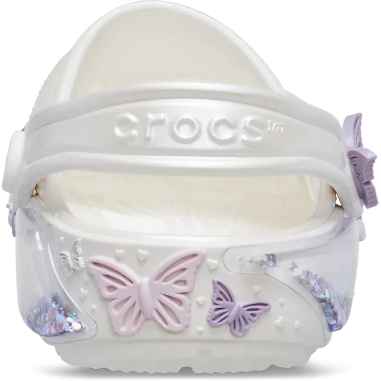 Toddler Classic Butterfly Sparkle Shaker Clog Toddler Classic Butterfly Sparkle Shaker Clog
