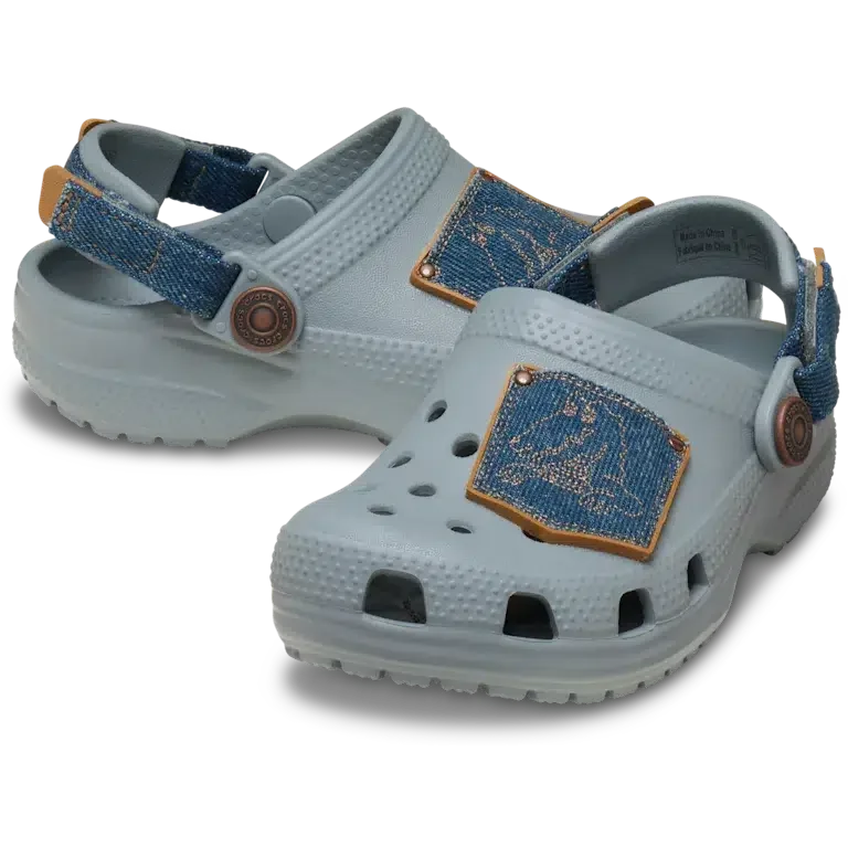 Toddler Classic Denim Adjustable Backstrap Clog Toddler Classic Denim Adjustable Backstrap Clog