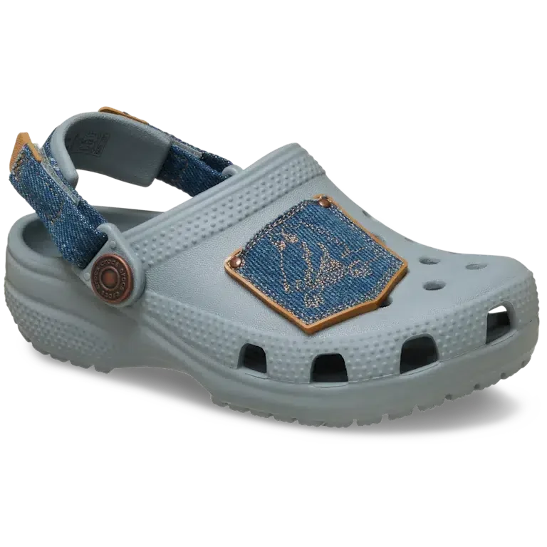 Toddler Classic Denim Adjustable Backstrap Clog Toddler Classic Denim Adjustable Backstrap Clog