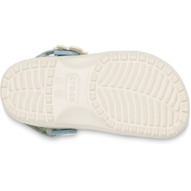 Toddler Classic Denim Flower Adjustable Backstrap Clog Toddler Classic Denim Flower Adjustable Backstrap Clog