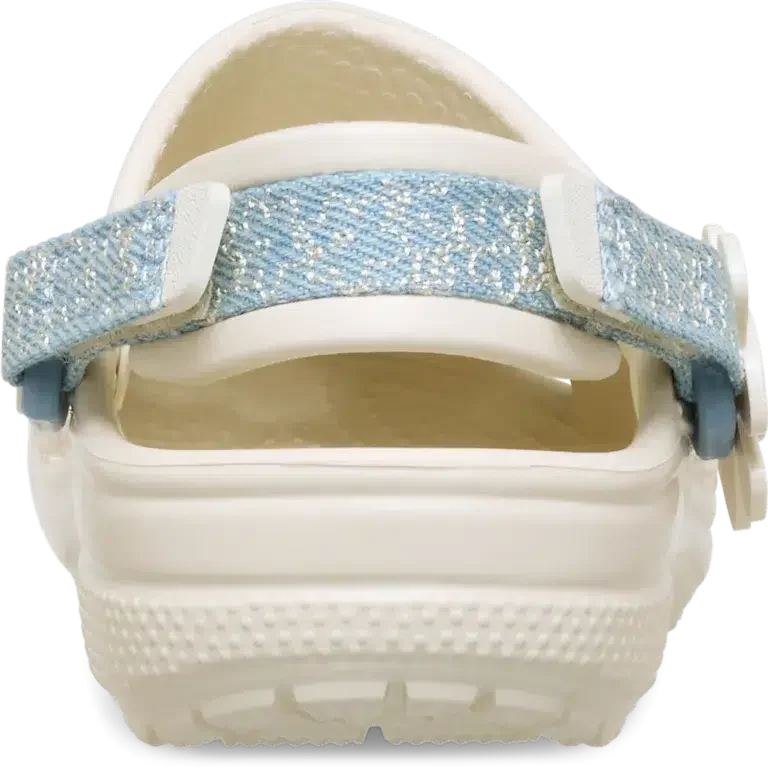 Toddler Classic Denim Flower Adjustable Backstrap Clog Toddler Classic Denim Flower Adjustable Backstrap Clog