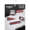 University of Georgia 5 Pack Jibbitz™ Charms