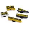 University of Michigan 5 Pack Jibbitz™ Charms