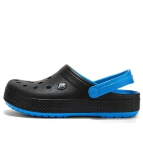 Wear-Resistant Lightweight Cozy Sports Unisex Black Blue Sandals “Black Blue”
